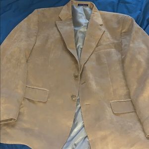 Suede suit jacket